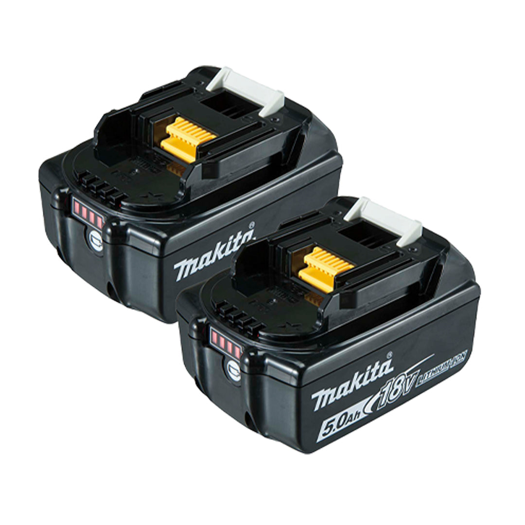 Makita DTM51Z 18V Cordless Multi-Tool Set – Blue, with 2 x 5.0Ah BL1850B Batteries Included