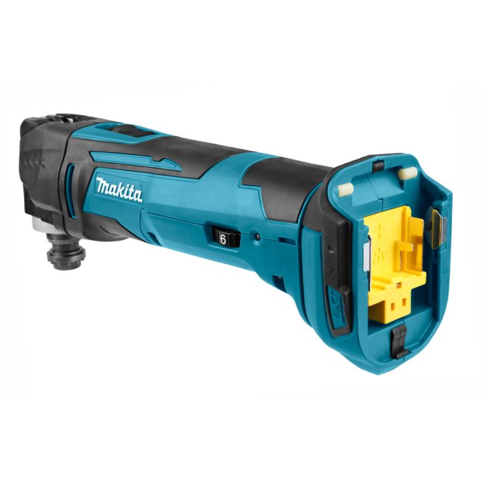 Makita DTM51Z 18V Cordless Multi-Tool Set – Blue, with 2 x 5.0Ah BL1850B Batteries Included